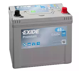 Стартерна батарея (акумулятор) ea654 exide