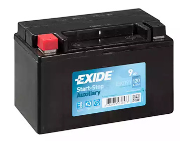 Стартерна батарея (акумулятор) ek091 exide