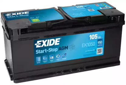 Стартерна батарея (акумулятор) ek1050 exide