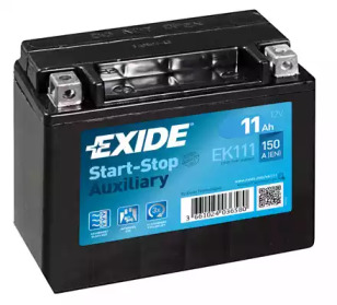 Стартерна батарея (акумулятор) ek111 exide
