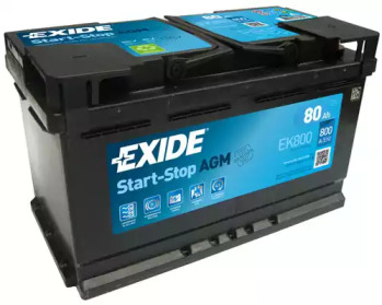Стартерна батарея (акумулятор) ek800 exide