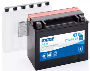 Стартерна батарея (акумулятор) etx20hbs exide
