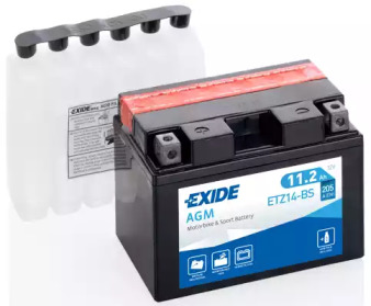 Стартерна батарея (акумулятор) etz14bs exide